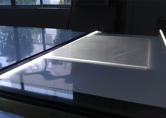 China Backlit Graphic LED Light Panel Engraving Machine Uniform Etched Matrix Pattern supplier