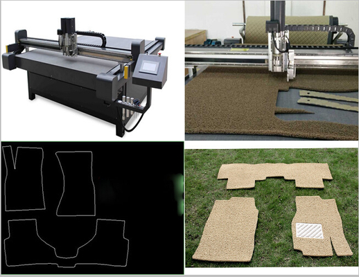 China Plstic Coil Car Carpet Roll Material Cutter CNC Making Mat Cutting Machine supplier