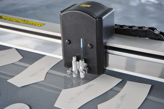 China Computerized Kraft Paper PVC Pattern Template CAD Knife Cutting Machine supplier