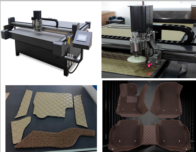 compisitate material car mat CNC cutter machine 