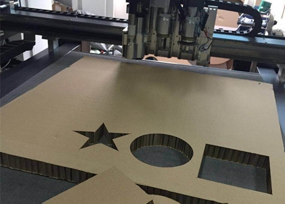 China 50mm Honeycomb Cutting Flatbed Plotter Digital CNC Cutter Machine supplier