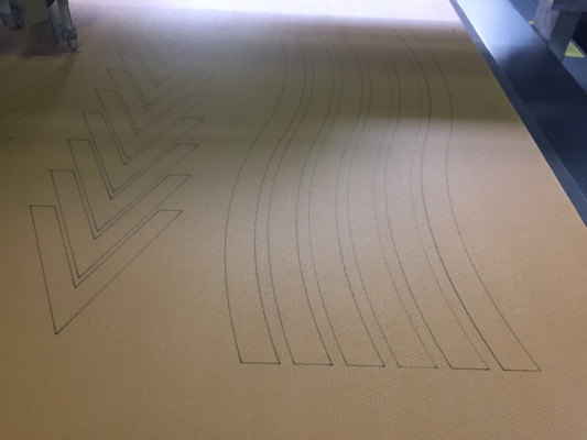 China Cabin Interiors Panel Drawing Pen marking CNC Plotter Machine supplier