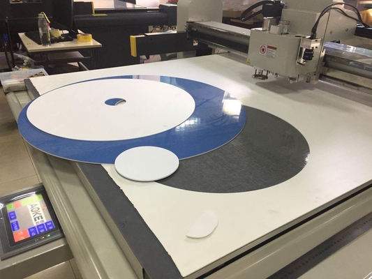 China PVC Expansion Sheet 3mm Circle Design Foam Cutting Plotter Machine supplier