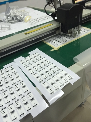 China White Reflecting Vinyl Sticker CNC Knife Cutting Plotter Machine supplier
