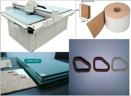 China Cork Rubber CNC Gaskets Cutter  Small Bulk Production Oscillaing Knife Cut supplier