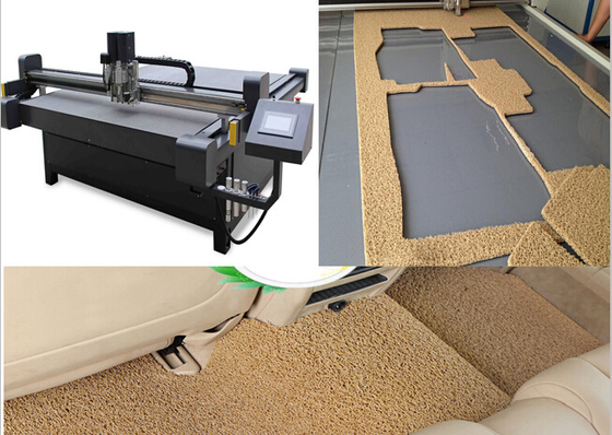 China PVC Coil Vinyl Loop Mat Cutting Machine Cut To Small Pieces Make Auto Floor Mat supplier
